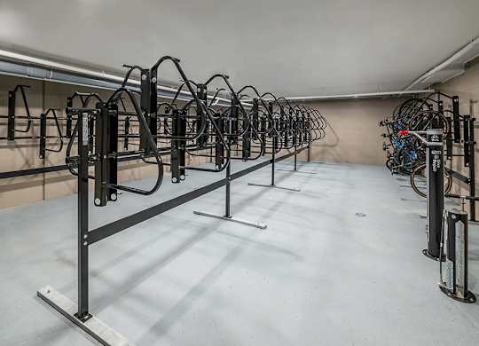 Bike Storage at Heights at 1520 Apartments in Houston TX