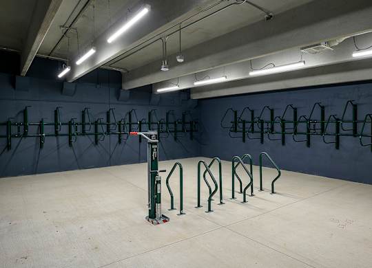 Bike storage at The Edley in Atlanta GA