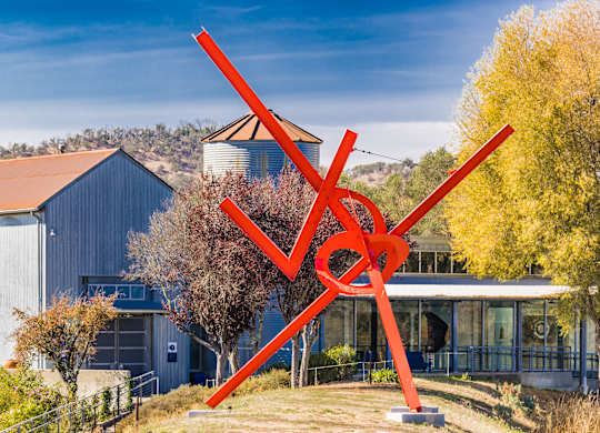 Large art sculpture near The Braydon in Napa CA
