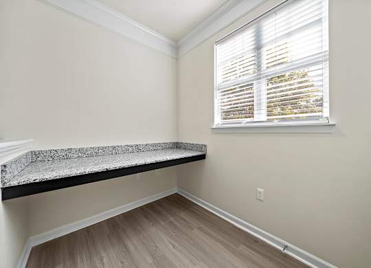 Built in desk at Grand Oaks Apartments in Chester VA