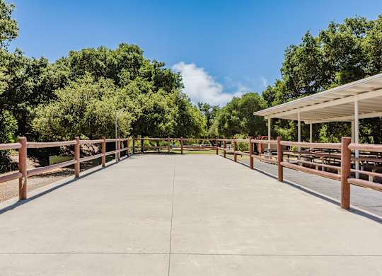 Walkway in shopping area near CALIXA Apartment Homes in Camarillo CA
