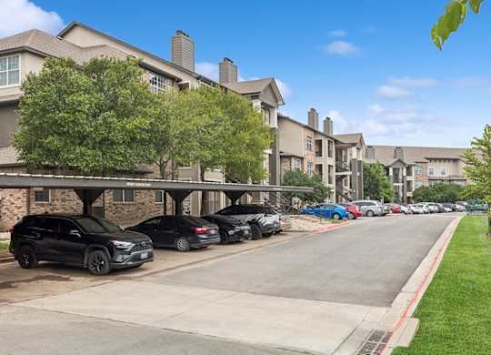 Carports at Cypress View Villa Apartments in Weatherford TX
