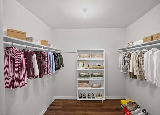Oversized closet at Weston Circle Apartments in Fredericksburg VA