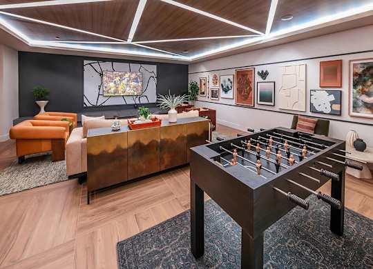 Clubhouse Games at Heights at 1520 Apartments in Houston TX