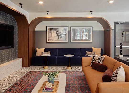 Clubhouse Lounge Area at The Edley in Atlanta GA
