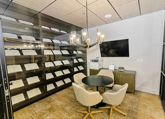 Clubhouse Meeting Room at Opal Legacy Central in Plano TX