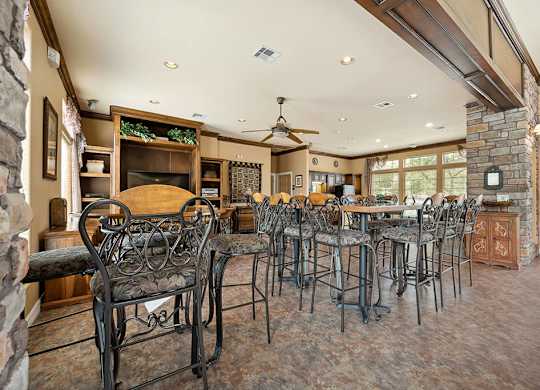 Clubhouse at Fountains at Tidwell and The Enclave in Houston TX