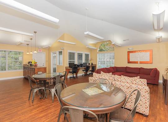 Clubroom  at Greens of Pine Glen in Durham NC