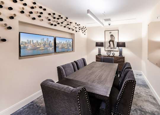 Co Working Lounge Conference Room at North at Totem Lake Apartments in Kirkland WA