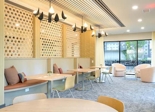 Coworking Lounge at Verge Apartments in Atlanta GA