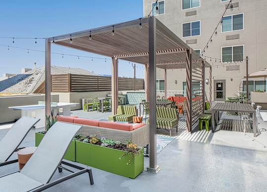 Courtytard Upper Level at il Palazzo Apartments in San Diego CA