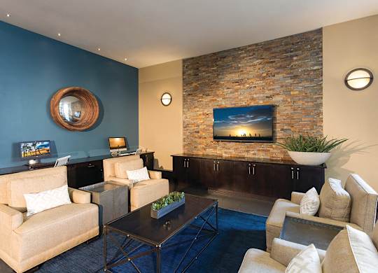 Coworking Lounge at The Douglas Apartments in Denver