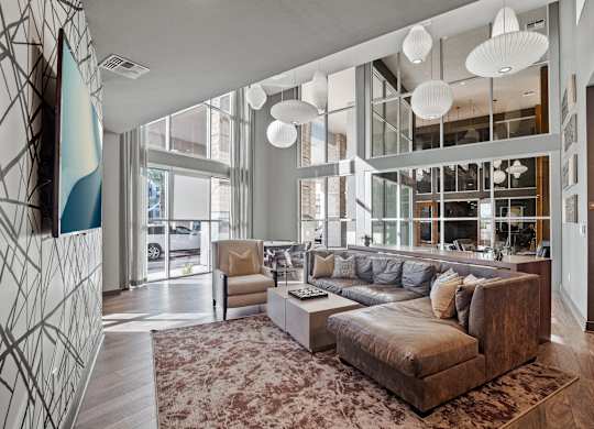 Leasing lobby at District at Scottsdale in Scottsdale AZ