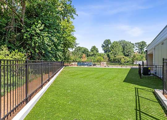 Dog park at Verge Apartments in Atlanta GA
