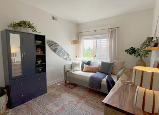 Model den at The Resort at Encinitas Apartments in Encinitas CA