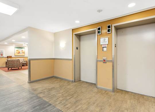 Elevators at Fairbrooke Senior Apartments in Aberdeen MD