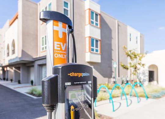 EV Charging Station at The Seaton Apartments in San Diego CA