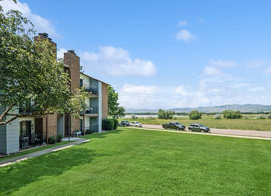Exterior Buildings and View at Sky Rock Apartments in Longmont CO