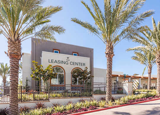 Exterior Leasing Office at The Seaton Apartments in San Diego CA