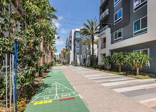Outdoor dog park at Avel Apartment Homes in Orange CA
