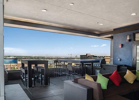 Rooftop Deck at The Douglas Apartments in Denver
