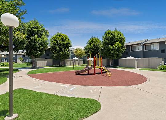 Exterior Tot Lot at Westchester Park Apartments in Tustin CA