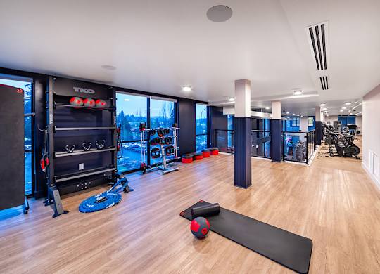 Fitness center cross training at The Brynn in Kirkland WA