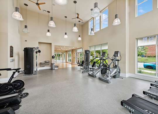 Fitness center at Westerchester at the Pavillions in Waldorf MD