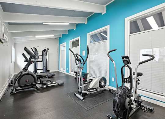 Fitness center at City Side Flats Apartments in Nashville TN