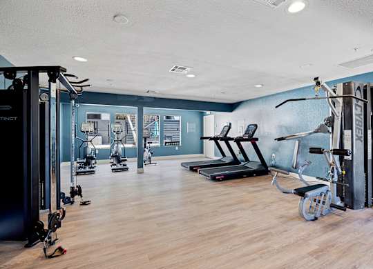 Fitness Center at Hilltop Commons Apartments in San Pablo CA