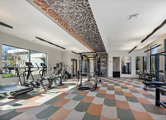 Fitness Center Cardio at The Quill Apartments in Milford, MA