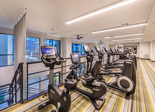Second floor of fitness center at 808 West in San Jose CA