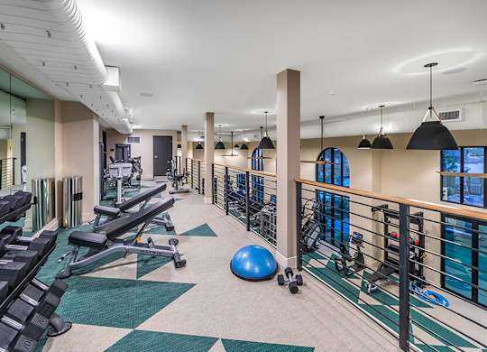 Fitness Center Upper Level at West Village Poway Apartments in Poway CA