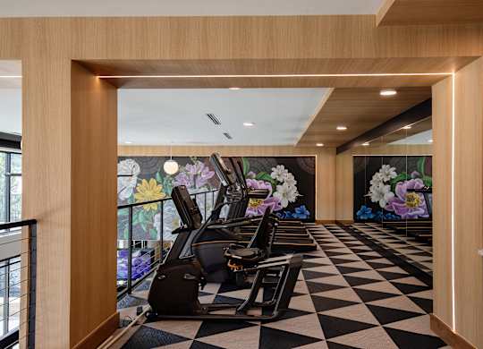 Fitness Center Upstairs at The Edley in Atlanta GA