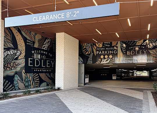 Garage Entry at The Edley in Atlanta GA