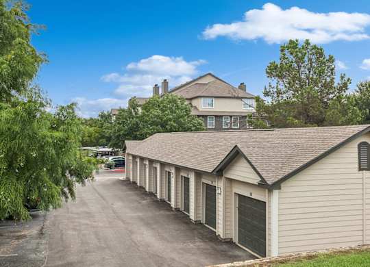 Parking Garages at Cypress View Villa Apartments in Weatherford TX