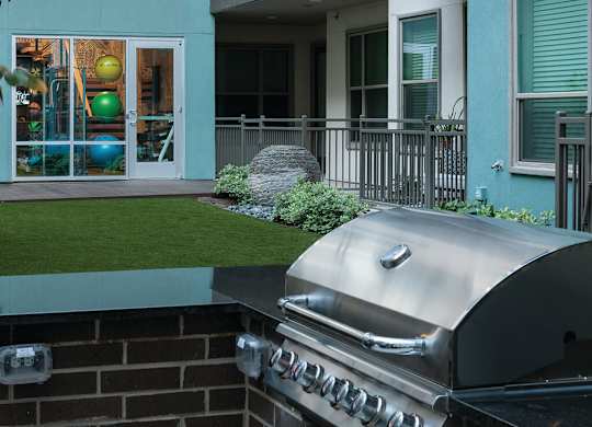 Grilling Station at Jada Legacy Central Apartments in Plano TX