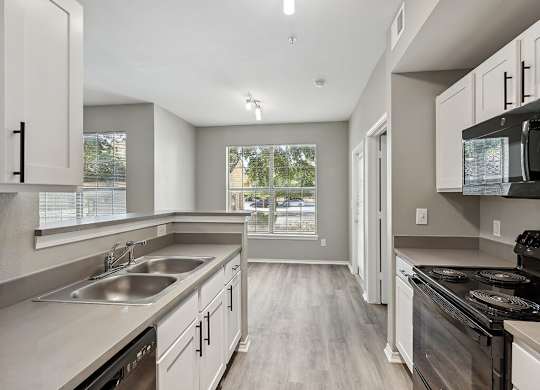 Kitchen at The Sorento Apartments in San Antonio TX