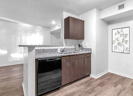 Kitchen appliances at Cedar Grove Apartments in Miami FL