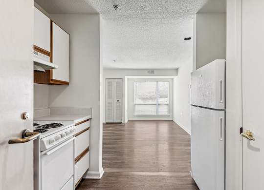 Kitchen and Living Room at Guardian Place in Richmond, VA