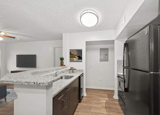 Kitchen at Running Brook Apartments in Miami FL