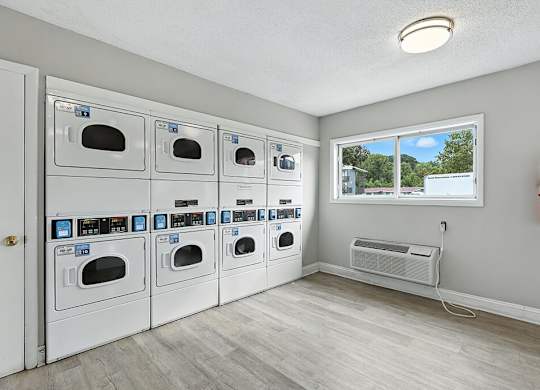 Laundry center at City Side Flats Apartments in Nashville TN