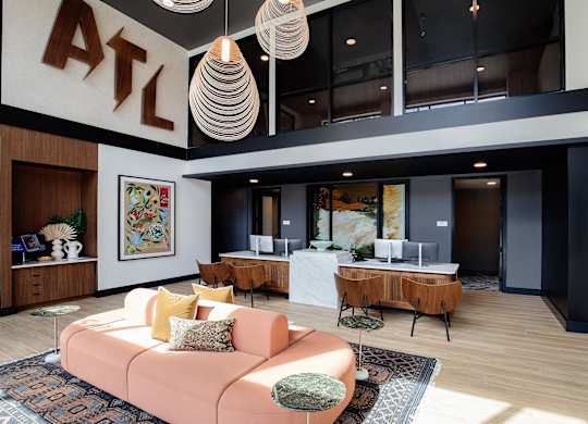 Leasing Area at The Edley in Atlanta GA