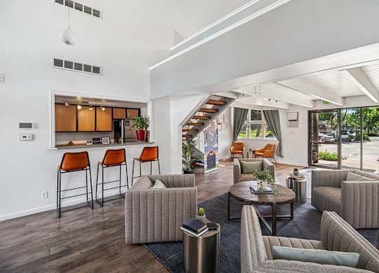 Clubhouse at Rock Peak on Sunset Apartments in Longmont CO