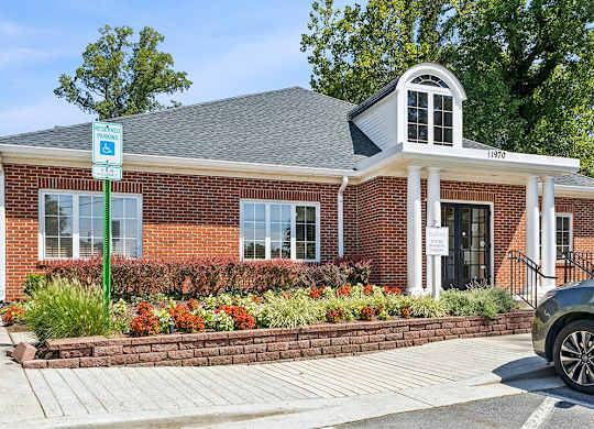 Leasing center exterior at The Barrington in Silver Spring MD