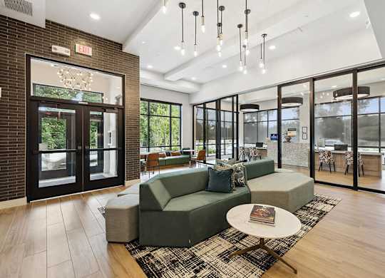 Leasing lobby entrance at Jayden Apartments in Peabody MA
