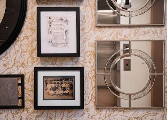 Leasing office decor details at VERO Apartments in Chelsea MA