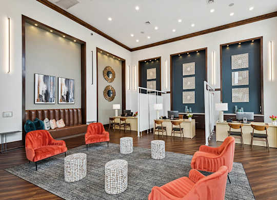 Leasing office interior at Westerchester at the Pavillions in Waldorf MD