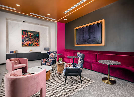 Leasing Ride Share Valet Seating at Chroma Apartment Homes in Canoga Park CA