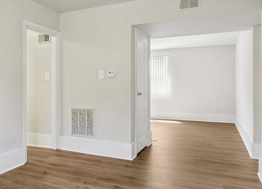 Living and dining room at The Barrington in Silver Spring MD
